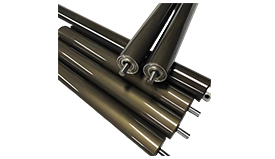 Anodized aluminum roller