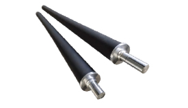 Rubber bending roller